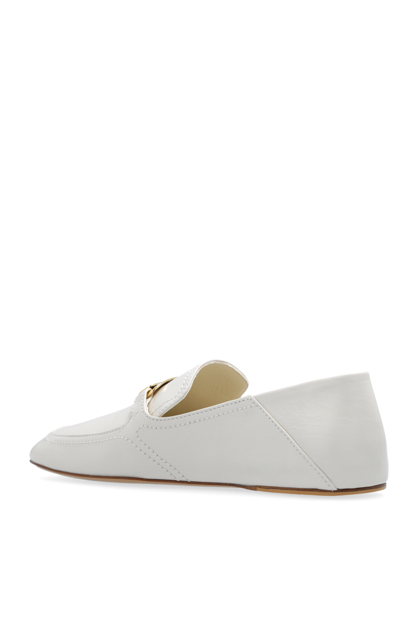 Ferragamo アイボリー ローファー　エナメル Ferragamo アイボリー ローファーエナメル